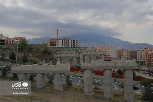 عملیات احداث دومین پل بلند کشور به روایت تصویر