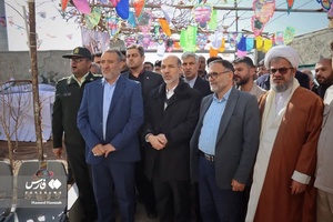 آیین اجرای طرح جهاد روشنایی به میزان سه هزار سامانه خورشیدی پنج کیلوواتی با حضور وزیر نیرو