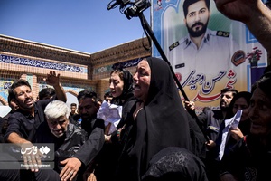 تشییع پیکر شهید حادثه تروریستی جاده خاش - تفتان