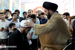 آیین عمامه گذاری طلاب حوزه های علمیه استان اردبیل