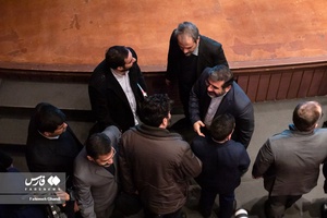 محمدمهدی اسماعیلی وزیر فرهنگ و ارشاد اسلامی در مراسم آئین بزرگداشت مرحوم رضا مقدسی