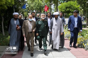 حضور سردار امیرعلی حاجی‌زاده فرمانده نیروی هوافضای سپاه در دانشگاه علم و صنعت