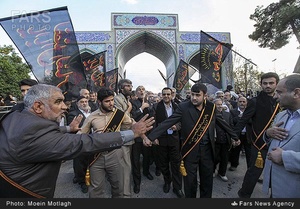 حضور پیرغلامان حسینی در شهرستان گرگان