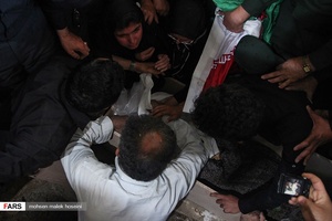 تشییع پیکر پاک و مطهر شهید محمد رضا بیات  در خمین