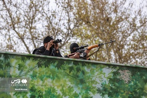 رزمایش اقتدار نوروزی پلیس در میدان آزادی تهران