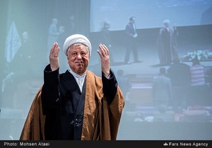 آیت الله اکبر هاشمی رفسنجانی رئیس مجمع تشخیص مصلحت نظام