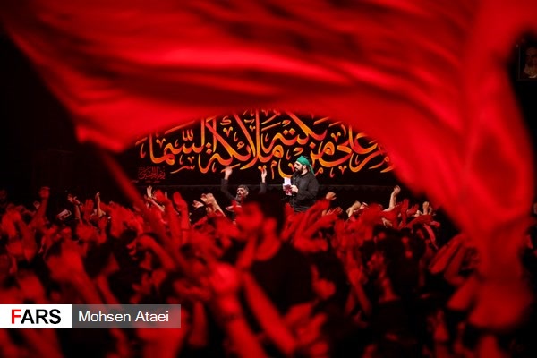 مراسم شام غریبان در حسینیه ریحانه الحسین