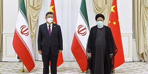 رئیسی و شی جین پینگ رئیس جمهور چین