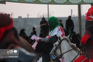  تعزیه خوانی عاشورای حسینی در لامرد