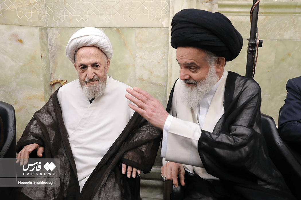 مراسم چهلمین روز ترحیم آیت الله شبیری زنجانی(ره)
