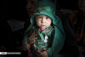 مراسم شیر خوارگان حسینی شهر هشجین