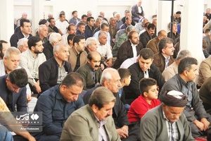 تجمع نمازگزاران پاوه در حمایت از فلسطین