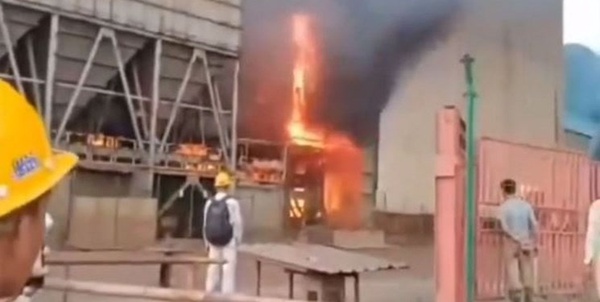 انفجار در کارخانه اندونزی