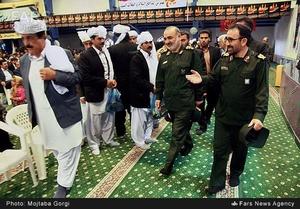 حضور سردار حسین سلامی در همایش میثاق صالحین در بیرجند