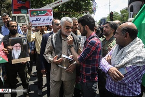 حضور شخصیت‎ها در راهپیمایی روز جهانی قدس ۹۸ 