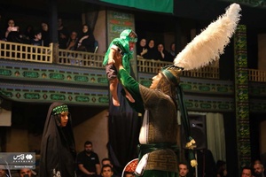 تعزیه تکیه حسینیه اعظم برغان