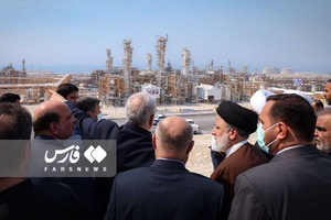 افتتاح فاز 14 پارس جنوبی با حضور رییس جمهور