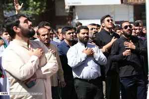 مراسم تشییع پیکر شهید مدافع حرم علیرضا قبادی