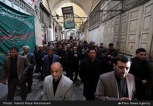 عزاداری شهادت حضرت فاطمه(س) در اصفهان