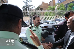 ورود سردار سعید منتظرالمهدی معاون فرهنگی اجتماعی و سخنگوی فرماندهی کل انتظامی کشور به خبرگزاری فارس