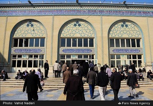 ورود نمازگزاران به مصلی امام خمینی محل برگزاری نماز جمعه تهران 