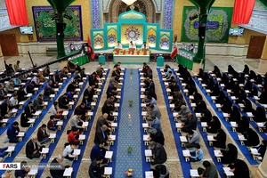 جزخوانی قرآن کریم در حسینیه اعظم زنجان