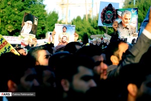 تشییع پیکر «حاج قاسم سلیمانی» در اهواز