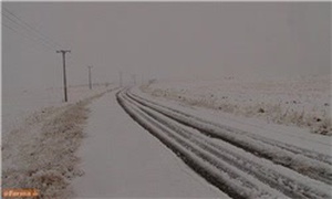 بارش برف در مراغه