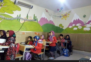 گزارش تصویری/ زیباسازی جالب مدارس در ماهنشان