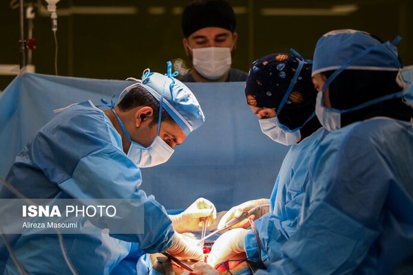 جراحی اهدای اعضا از بیمار مرگ مغزی در بیمارستان مسیح دانشوری