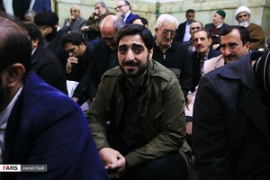 حضور سید مجید بنی فاطمه مداح اهل بیت (ع) در مراسم ختم مرحوم حبیب الله چایچیان