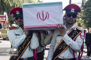 تشییع پیکر شهید حادثه تروریستی جاده خاش - تفتان