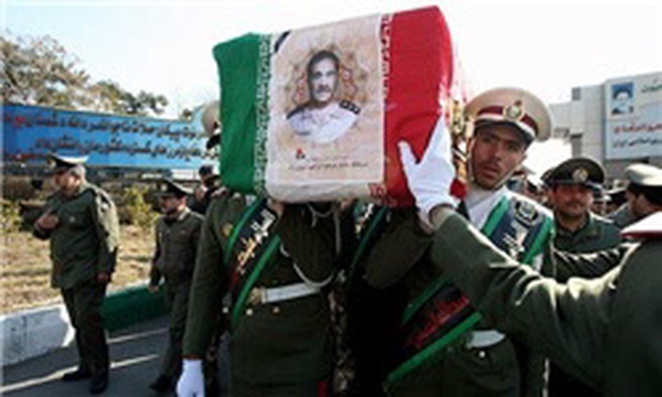 تشییع پیکر شهید سرهنگ ابراهیم مهران راد