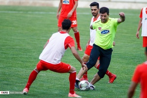 گزارش تصویری از اولین تمرین پرسپولیس در غیاب ملی‌پوشان
