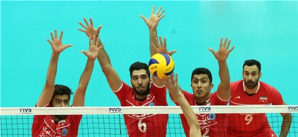 والیبال ایران و آمریکا