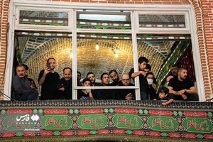 مراسم  شام غریبان  حسینی  در بازار تاریخی تبریز 