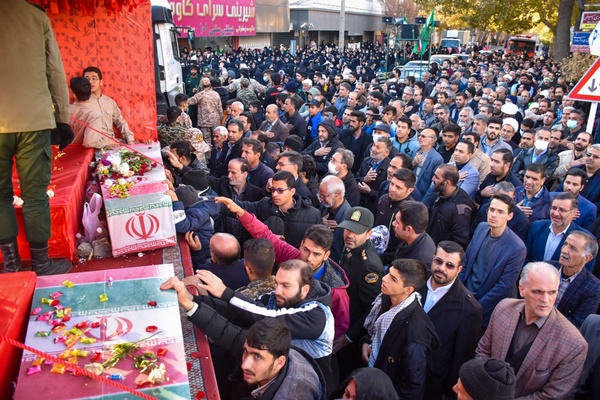 تشییع شهید گلپایگان