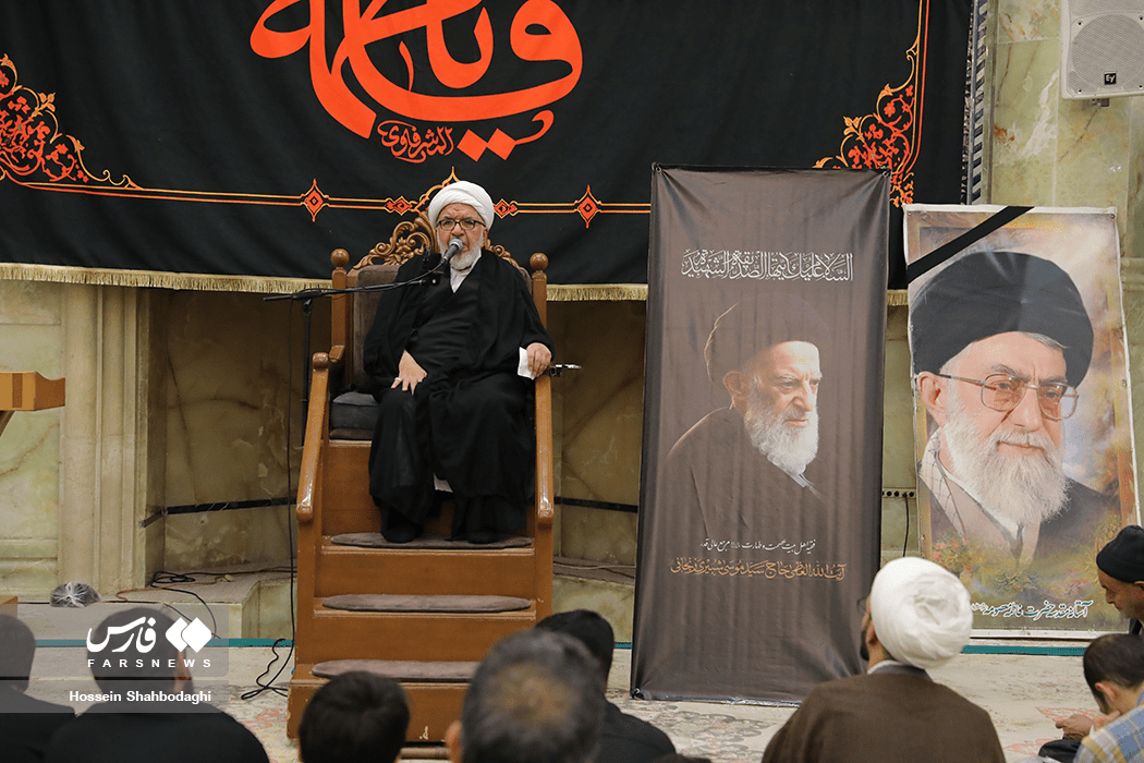مراسم چهلمین روز ترحیم آیت الله شبیری زنجانی(ره)
