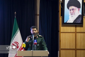 سخنرانی سردار حسن حسن‌زاده فرمانده سپاه حضرت محمد رسول الله (ص) در همایش ملی بسیج ادارات و کارمندان
