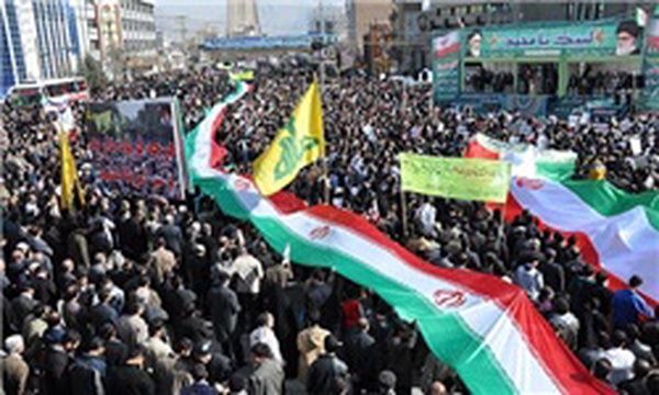 راهپیمایی مردم کرمانشاه در یوم الله 22 بهمن