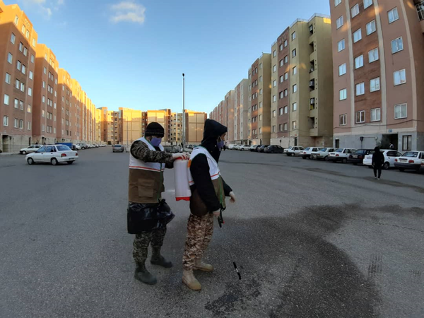 مسکن مهر قزوین ضدعفونی