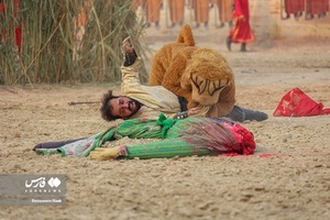  تعزیه خوانی عاشورای حسینی در لامرد