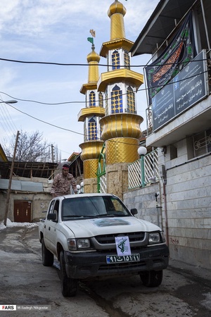 ضدعفونی معابر روستاهای شهرستان طالقان