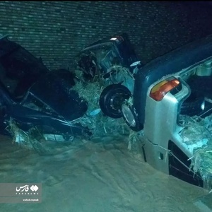 سیل شبانه در شهرستان اهر