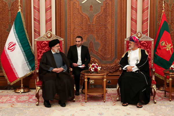 رئیسی و سلطان عمان