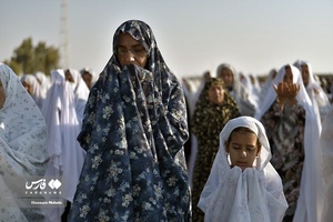 برگزاری نماز عید فطر در زرین دشت 