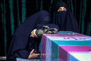 وداع با پیکر شهید مدافع امنیت حسن مختارزاده