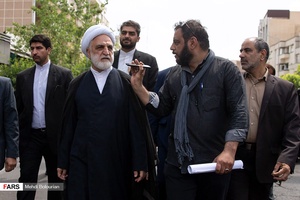 حجت الاسلام محسنی اژه ای معاون اول قوه قضاییه در راهپیمایی روز جهانی قدس ۹۸ 