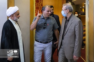 علی لاریجانی عضو مجمع تشخیص مصلحت نظام در آیین رونمایی از کتاب نیم قرن ناکامی
