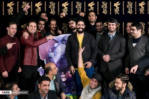 عوامل انیمیشن  فیلشاه در اولین روز سی و ششمین جشنواره فیلم فجر 